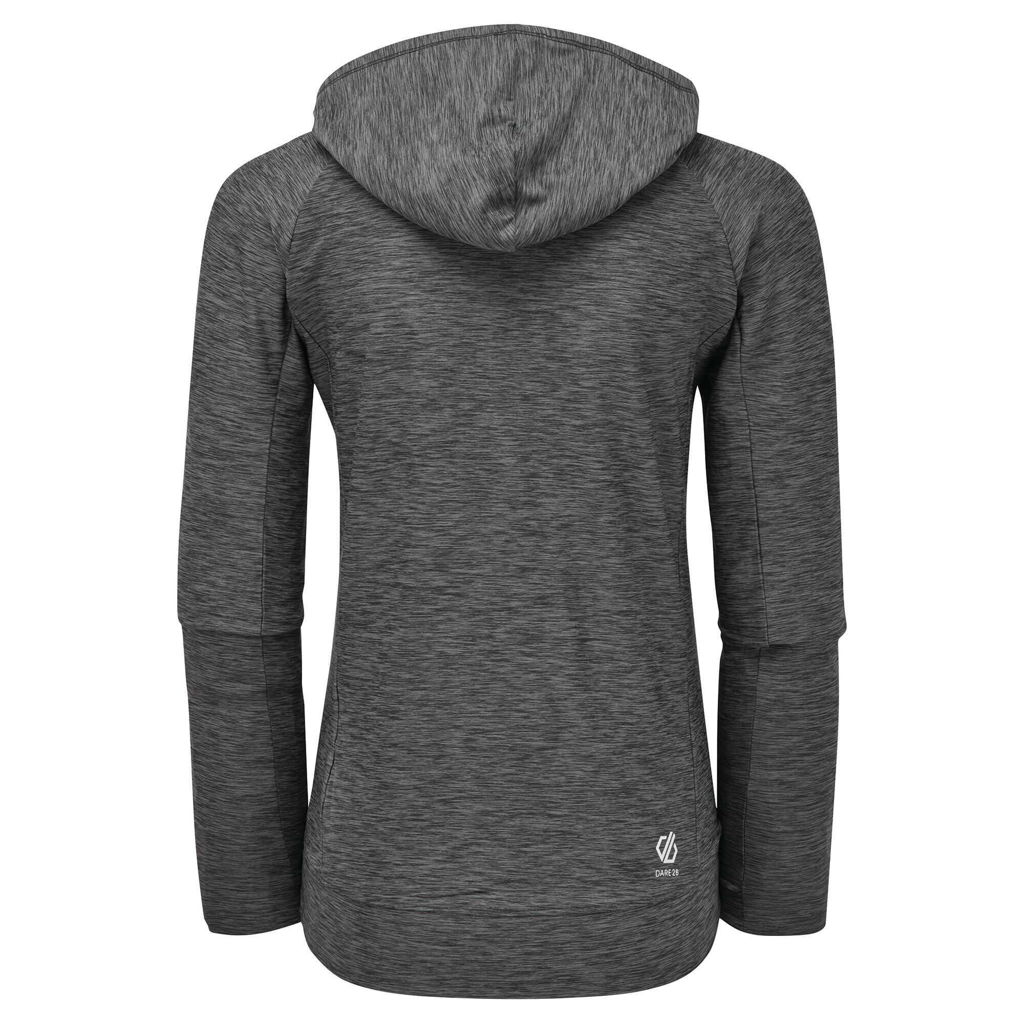 Kapuzenpullover Sprint City besonders leicht Damen Ebenholz 2/5