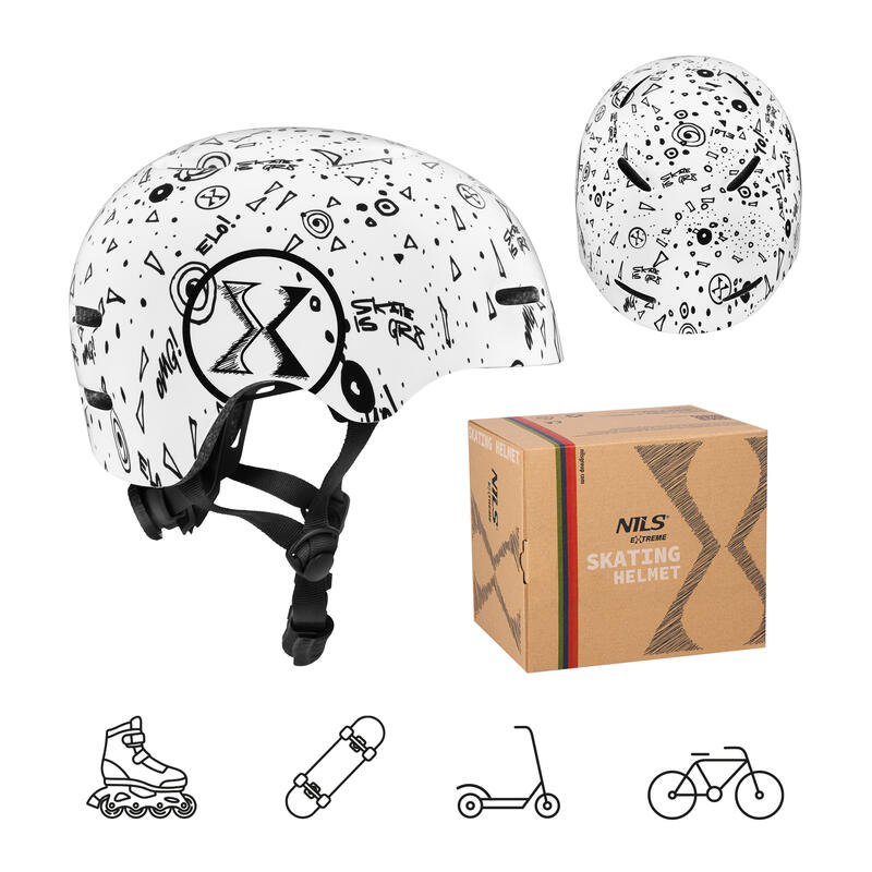 Cască pentru role, skateboard, trotinetă Nils Extreme MT311