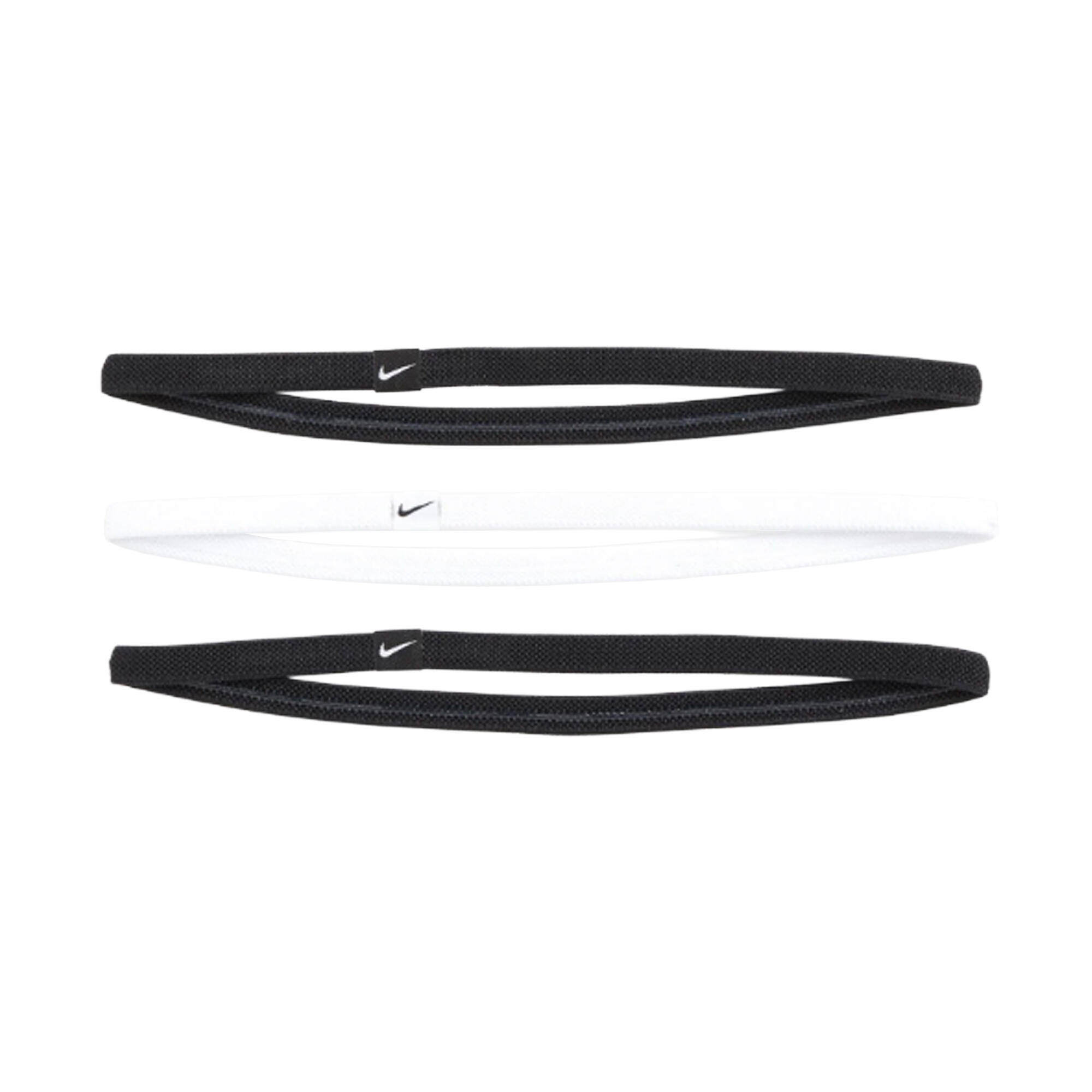 2.0 Elastische Hoofdband (Set van 3) (Zwart/Wit) 2/4