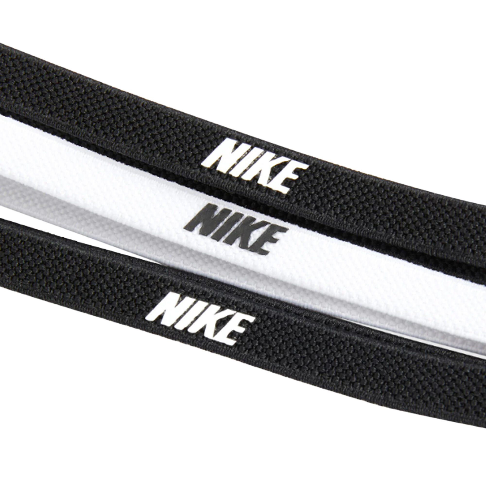 2.0 Elastische Hoofdband (Set van 3) (Zwart/Wit) 4/4