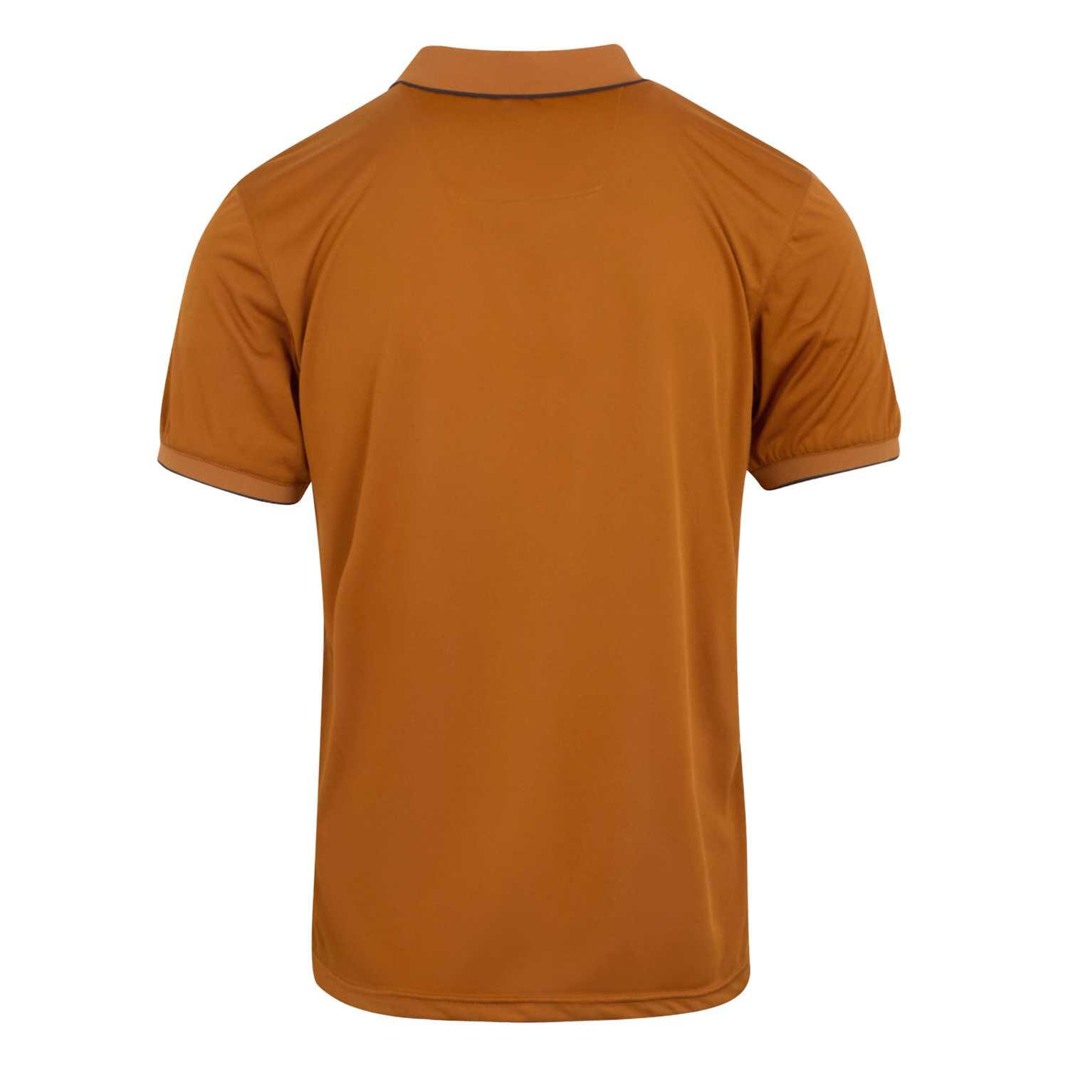 Polo REMEX Homme (Orange Sombre Uni) 2/4