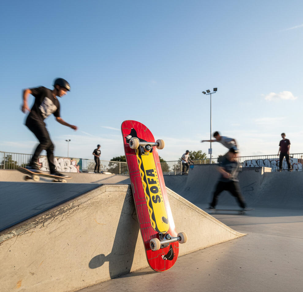 Deck Hotdog-2 8.25 - Sofa Skateboards 3/4