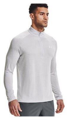 Under armour tech 2.0 zip grey 1/2 zip top
