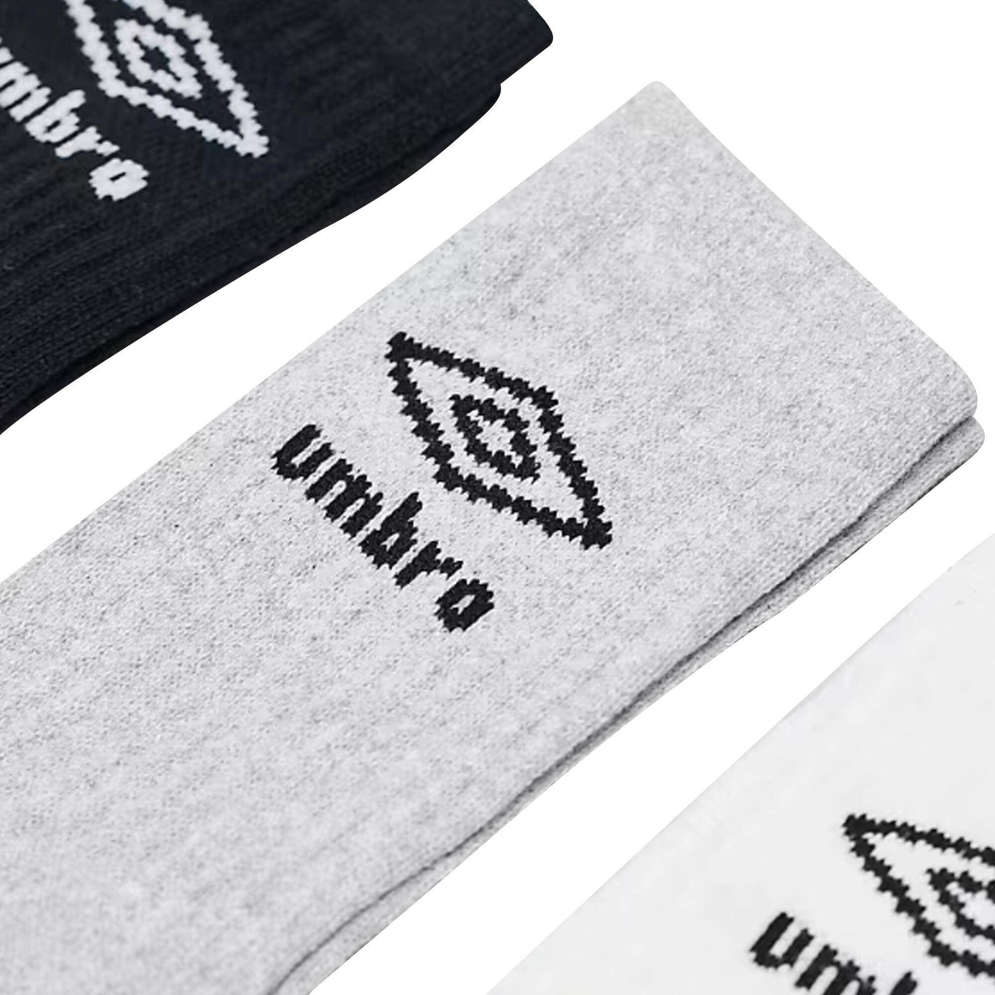 Chaussettes Homme (Noir / Blanc / Gris) 3/4