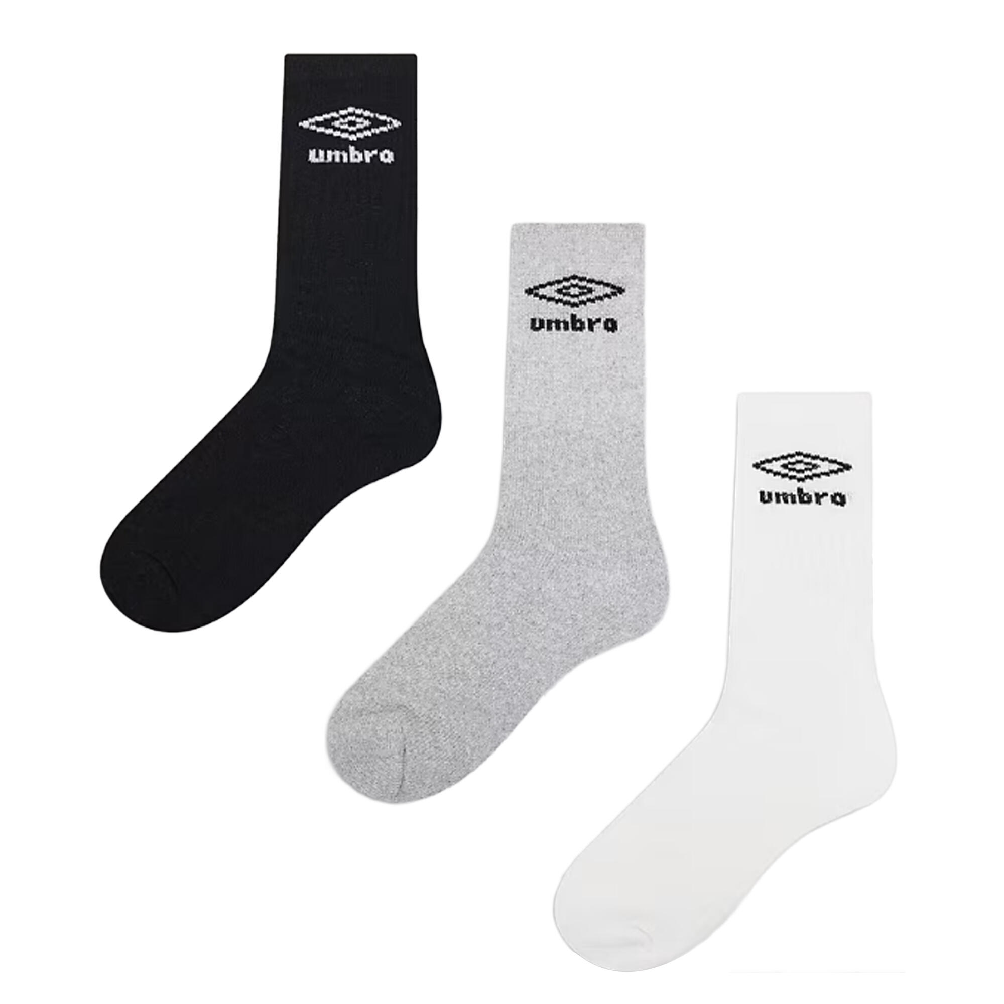 Chaussettes Homme (Noir / Blanc / Gris) 2/4