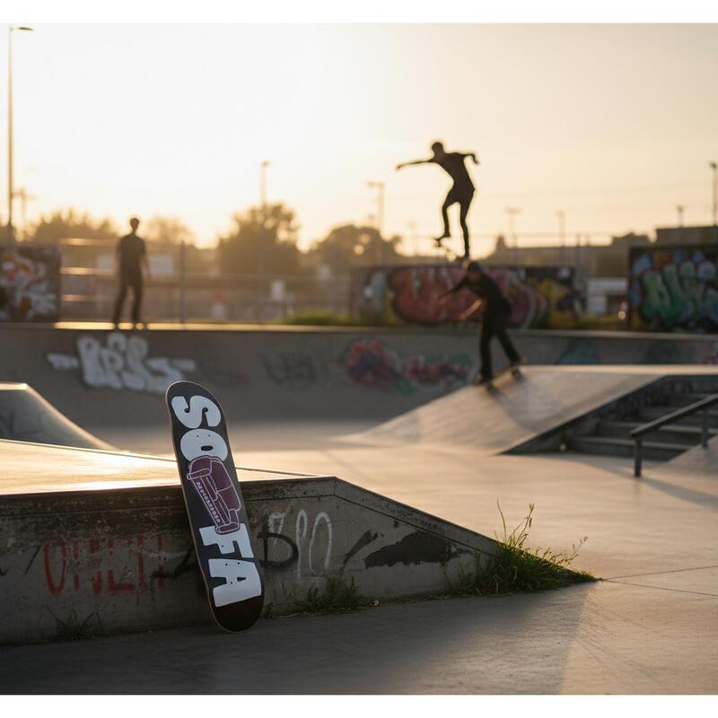 Deck Logo 8.25 - Mov - Sofa Skateboards