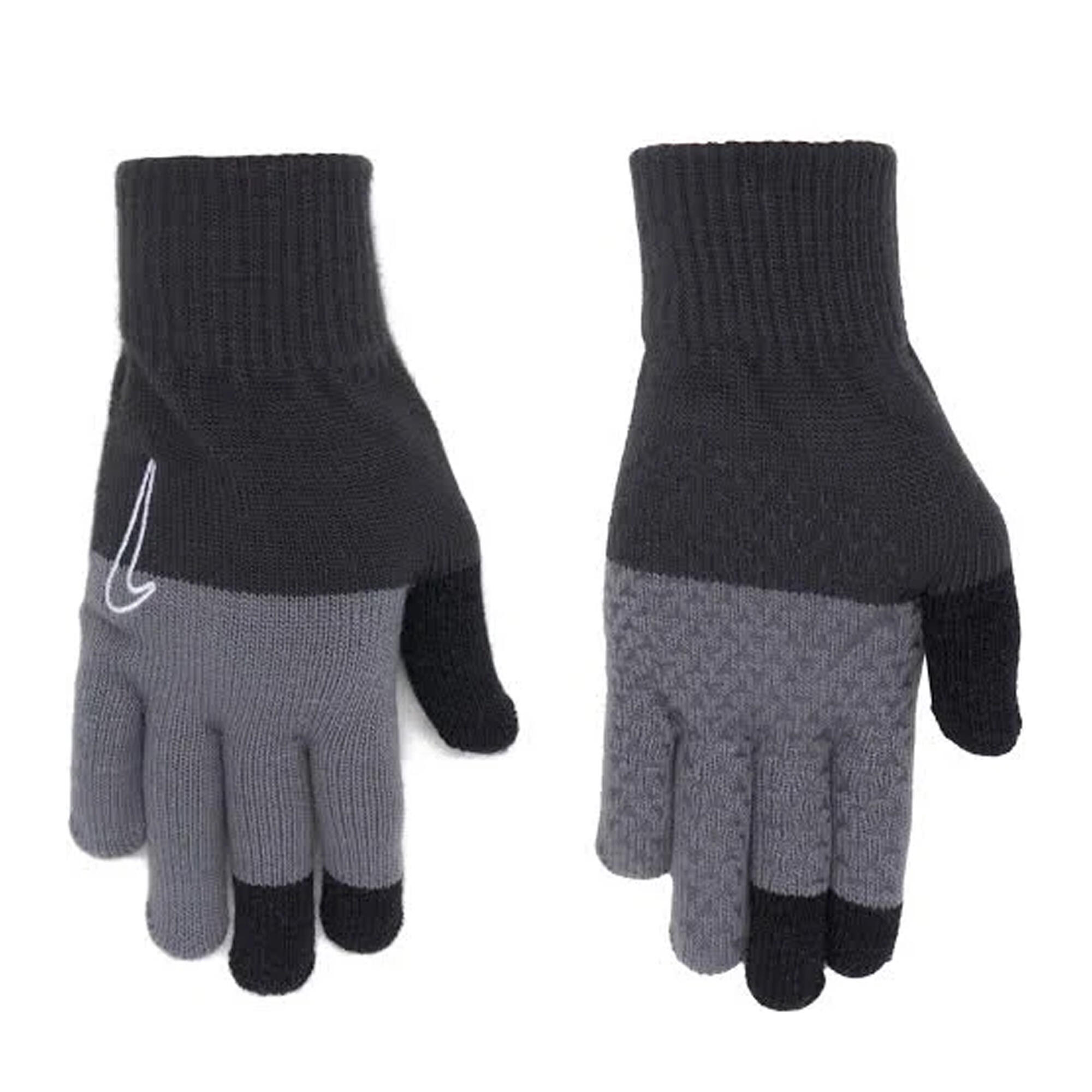 HerrenDamen Unisex Winterhandschuhe Damen und Herren Anthrazit/Schwarz 4/4