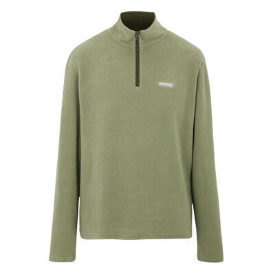 Geweldig voor buiten heren thompson half zip fleece sweater (donkergrijs)