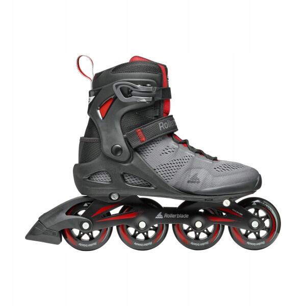 Męskie łyżworolki Rollerblade Macroblade 84 Dark Grey / Red 5/6