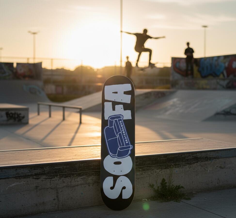 Deck Logo 8.375 - Azul - Sofa Skateboards 3/3
