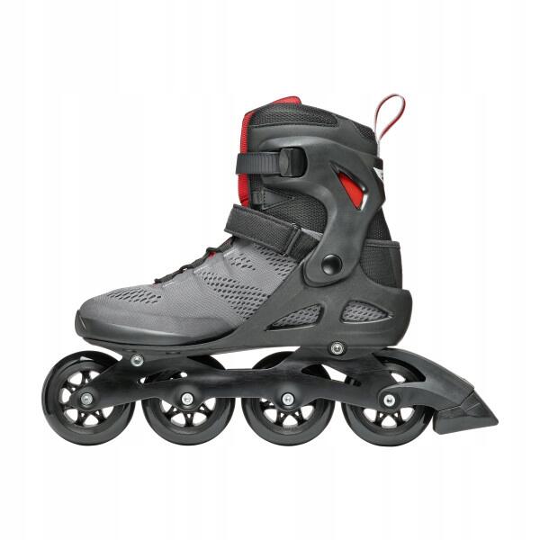 Męskie łyżworolki Rollerblade Macroblade 84 Dark Grey / Red 4/6