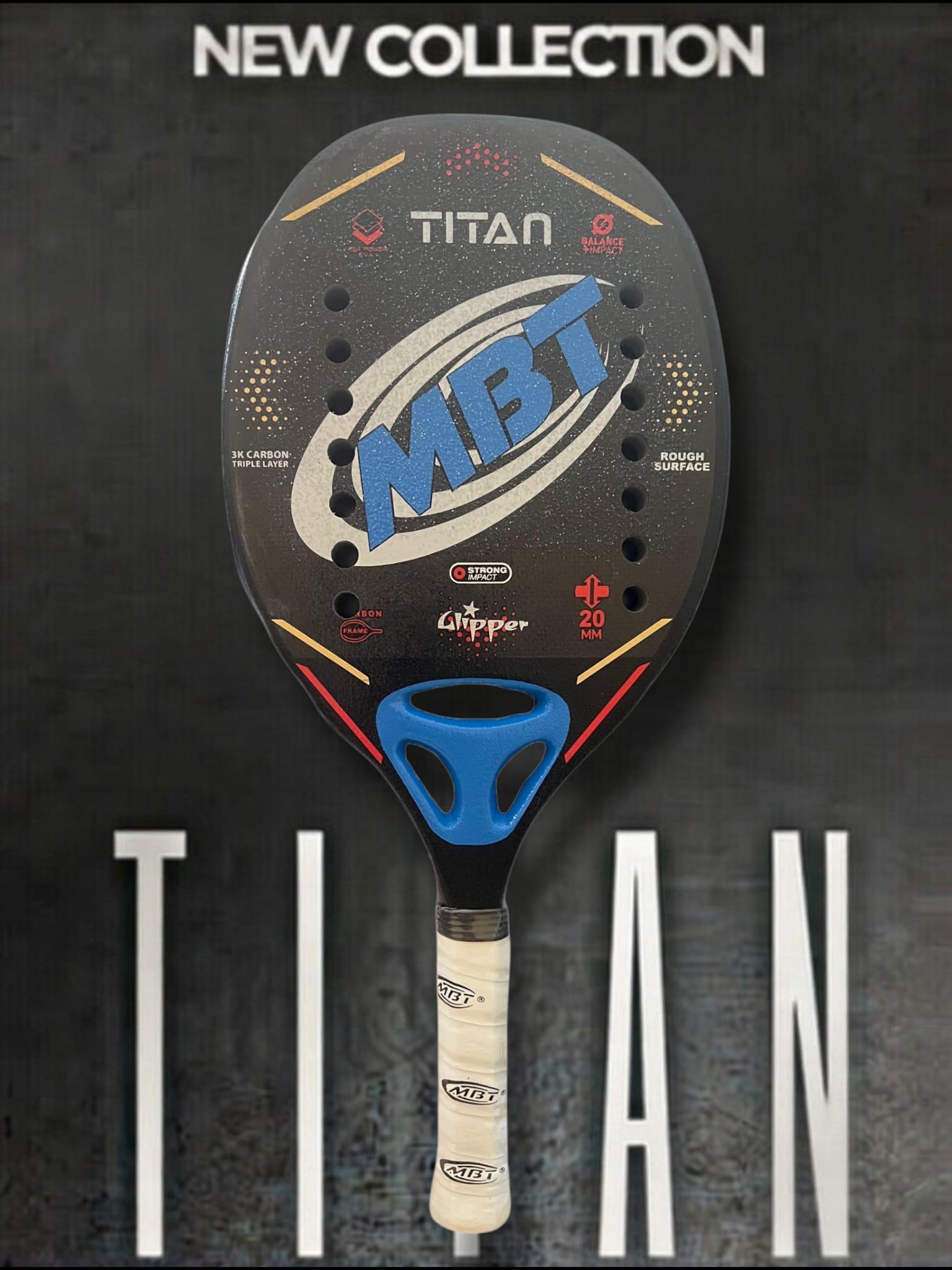 MBT RACCHETTA TITAN BLUE+ GLIPPER 2/4