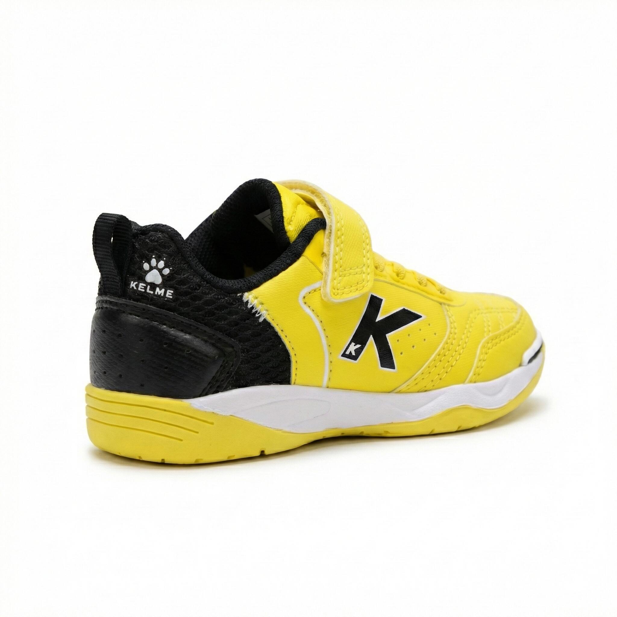 Kelme Zapatillas De Niño Goleiro Elastic Indoor Amarillo Y Negro Unisex Kids 3/4