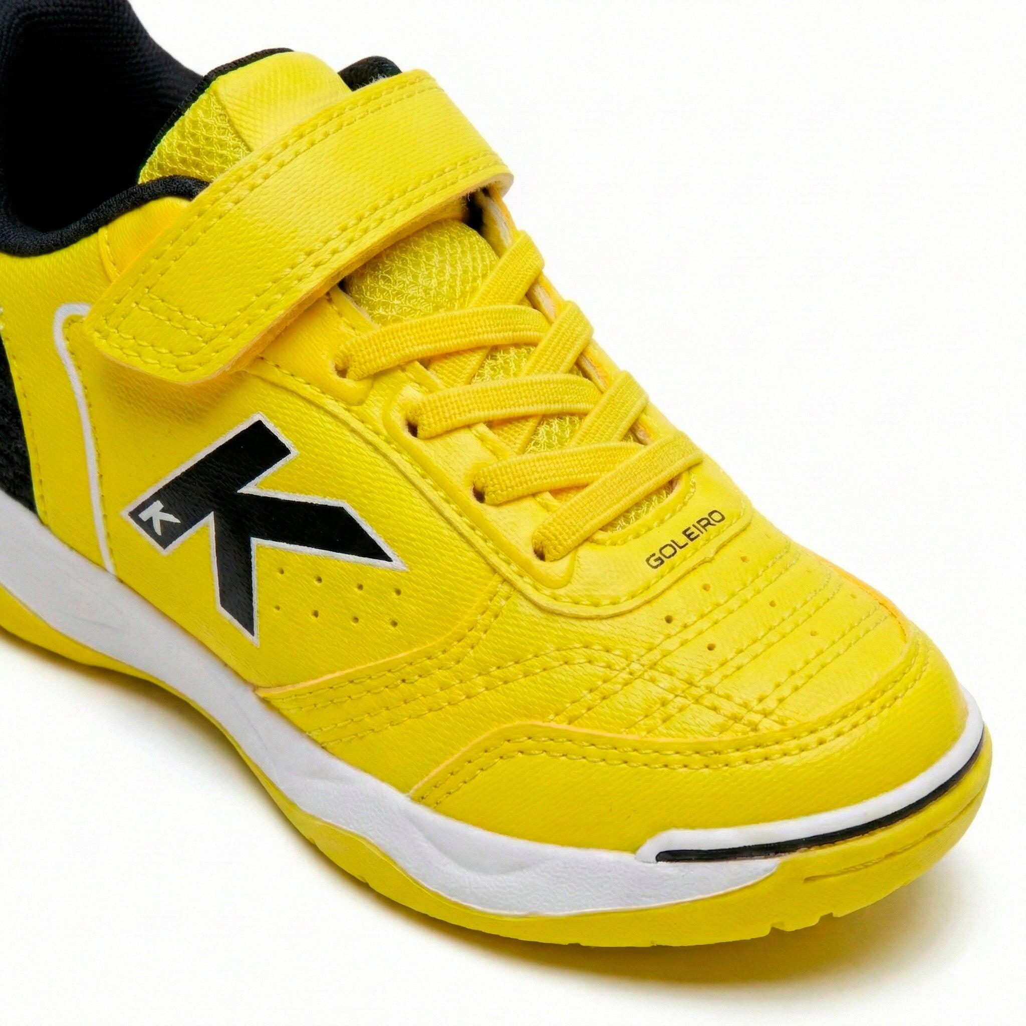Kelme Zapatillas De Niño Goleiro Elastic Indoor Amarillo Y Negro Unisex Kids 2/4