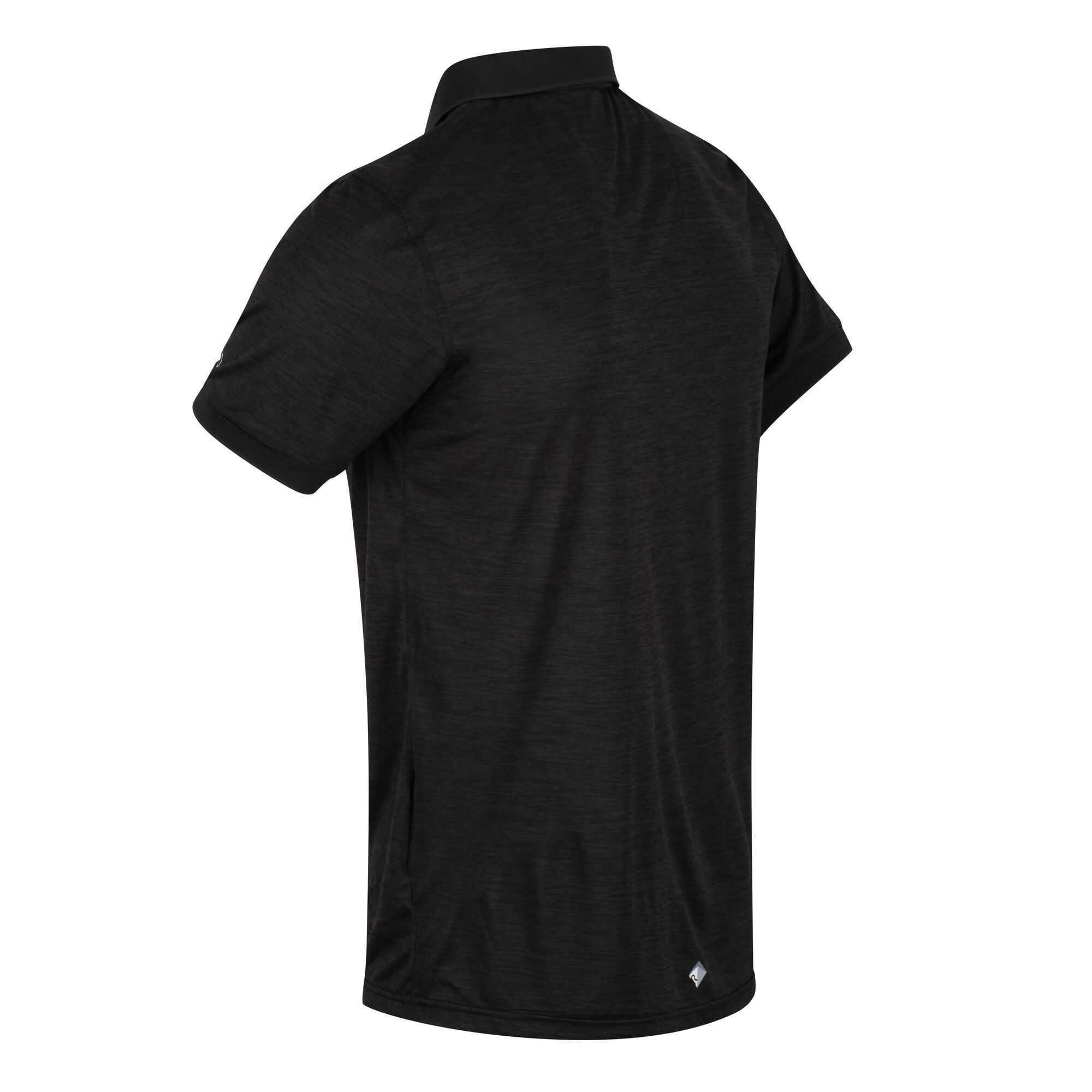 Poloshirt Remex II kurzärmlig Herren Schwarz 4/5