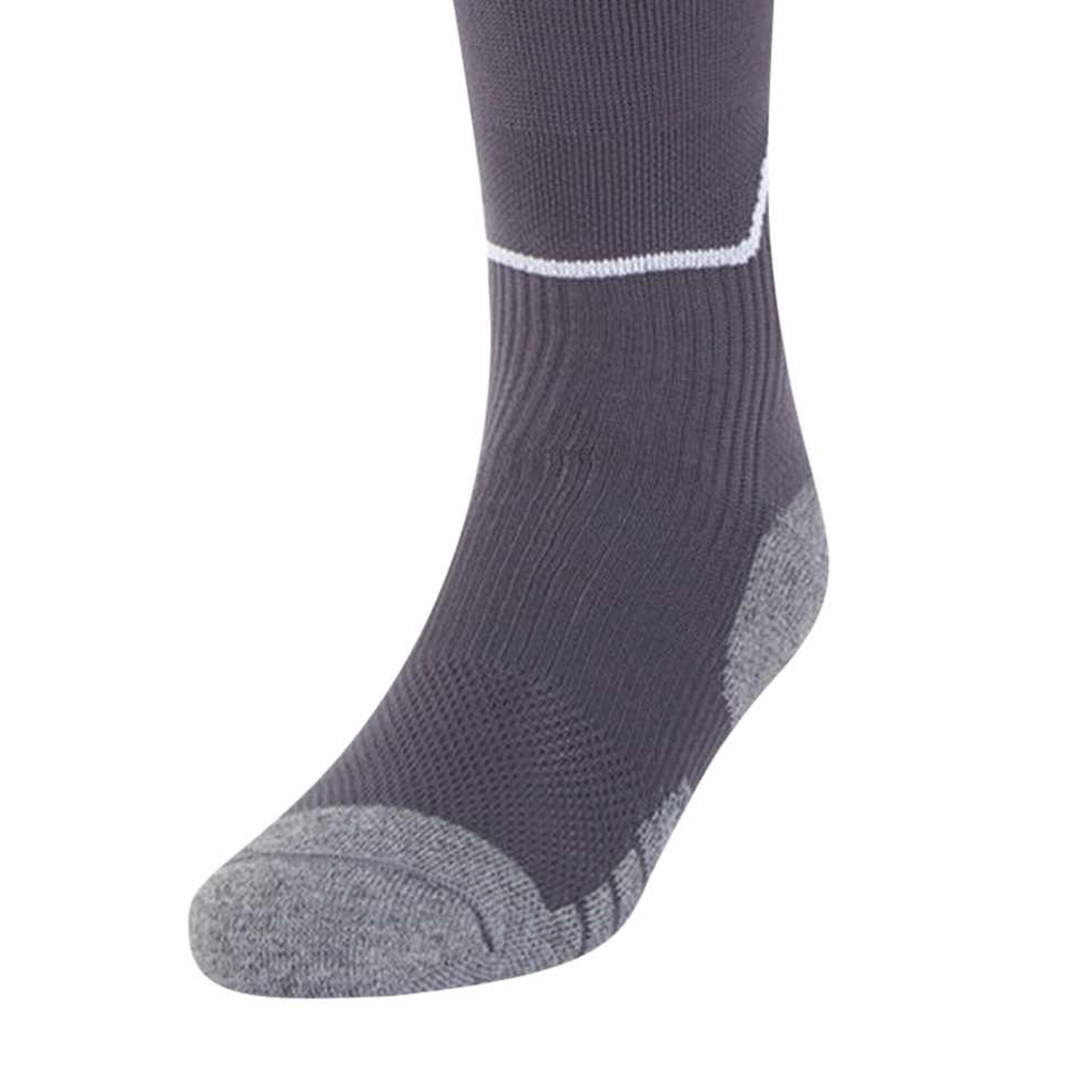 "Diamond" Fußballsocken Herren Kohlen-Schwarz/Weiß 4/4