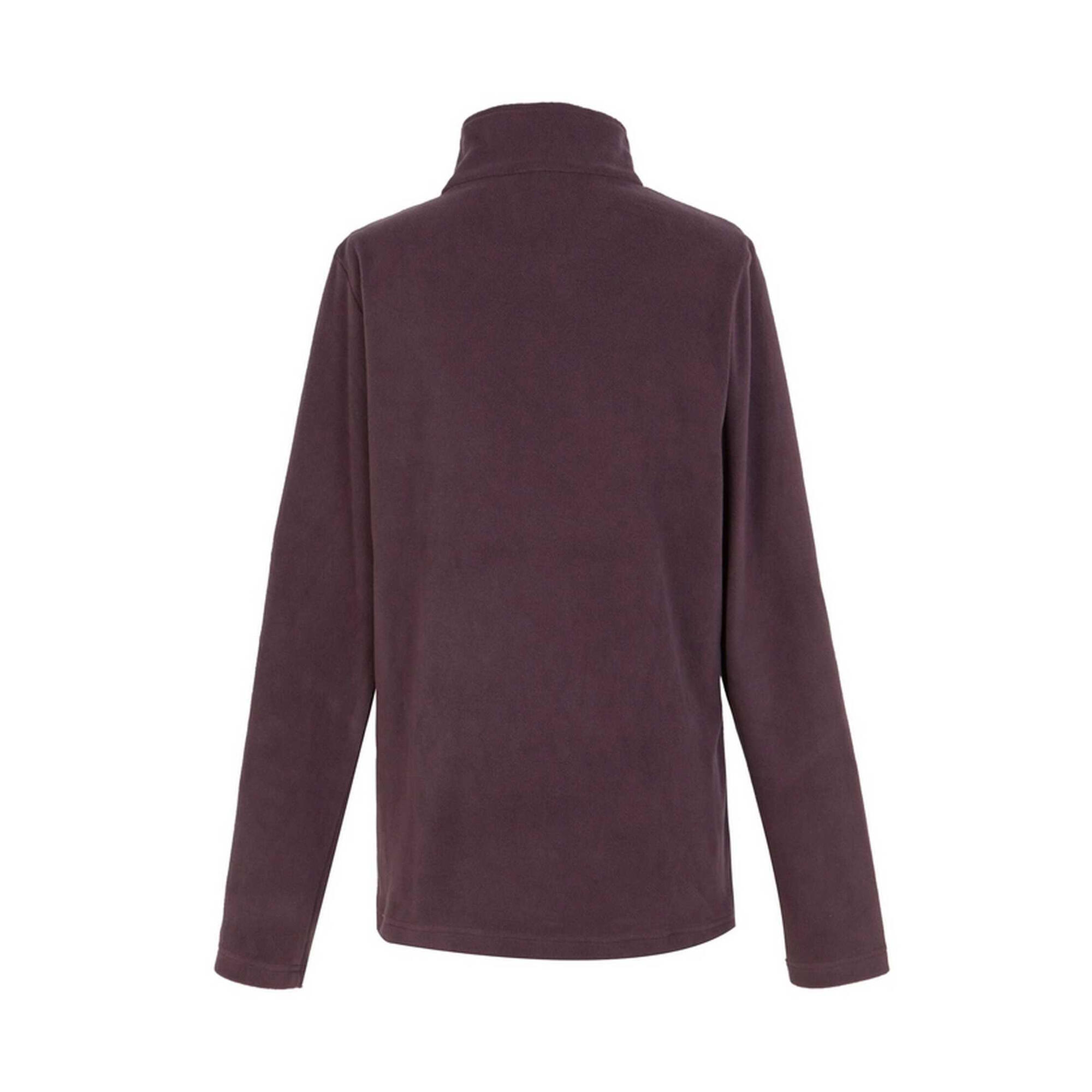 Great Outdoors Womens/Ladies Sweetheart 1/4 Zip Fleece Top (Deep Plum) 2/5