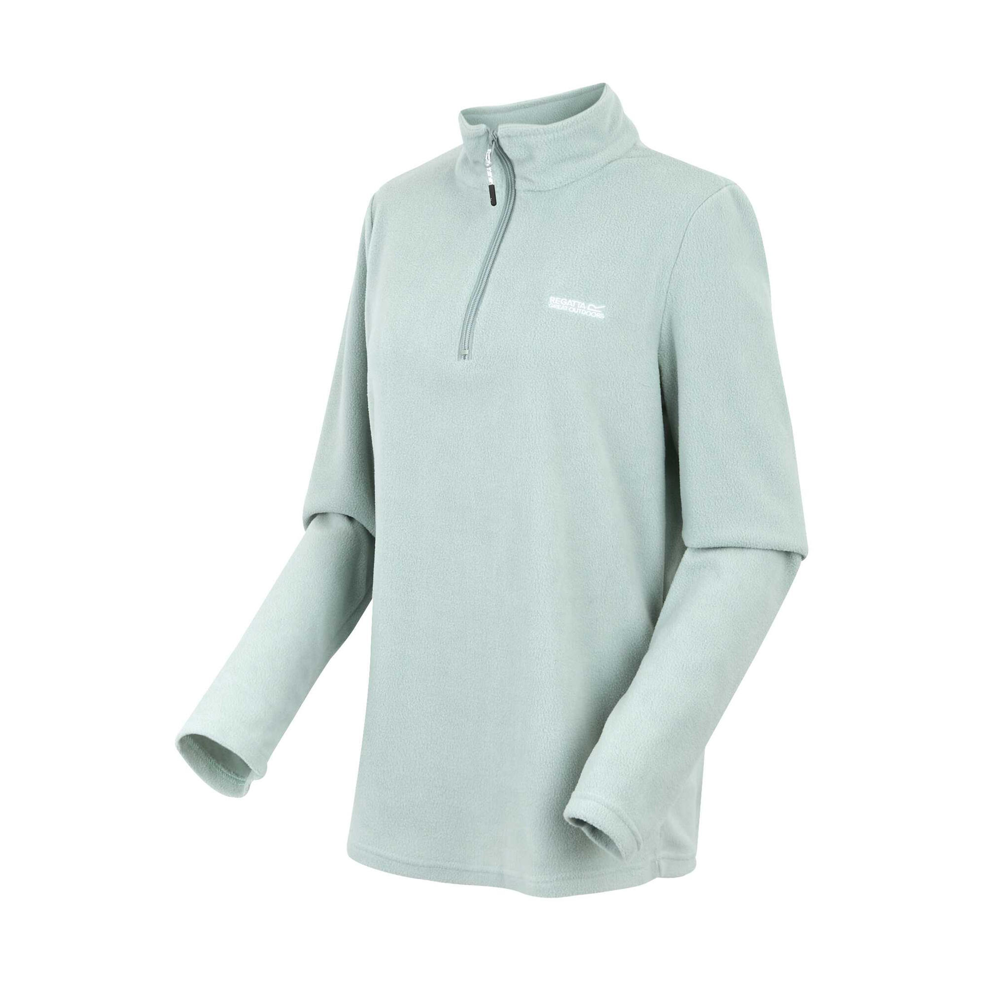 Casaco Feminina Fleece Gola Alta (Haze Verde) 3/5