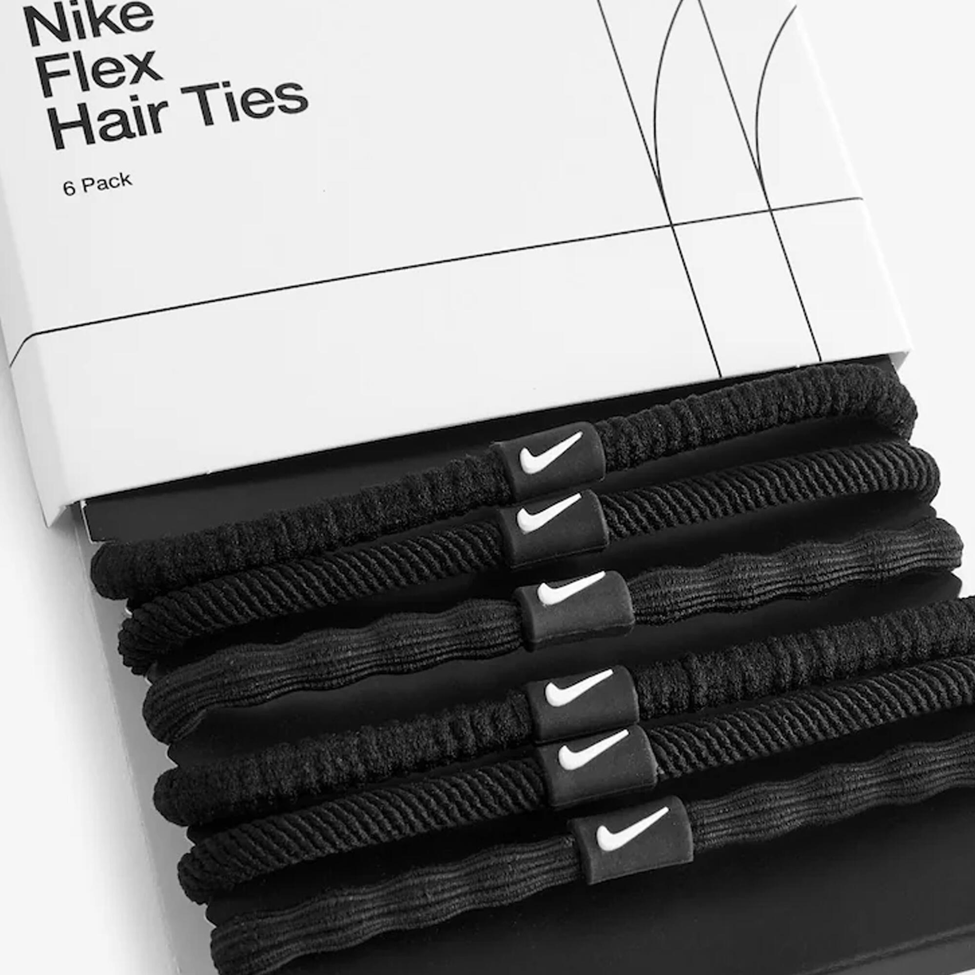 Elastici Per Capelli 2024 Misura Confezione 6 Nike Nero 2/4