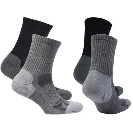 2 Paires Coolmax Chaussettes de Marche - Sans Coutures - Anti-ampoules - Ibex
