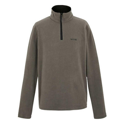Geweldig voor buiten heren thompson half zip fleece sweater (donkergrijs)