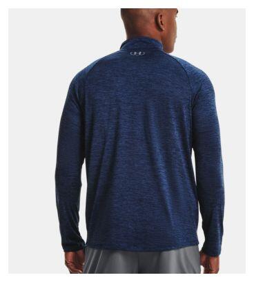 Under Armour Tech 2.0 Blue Men's 1/2 Zip Long Sleeve Top 2/6