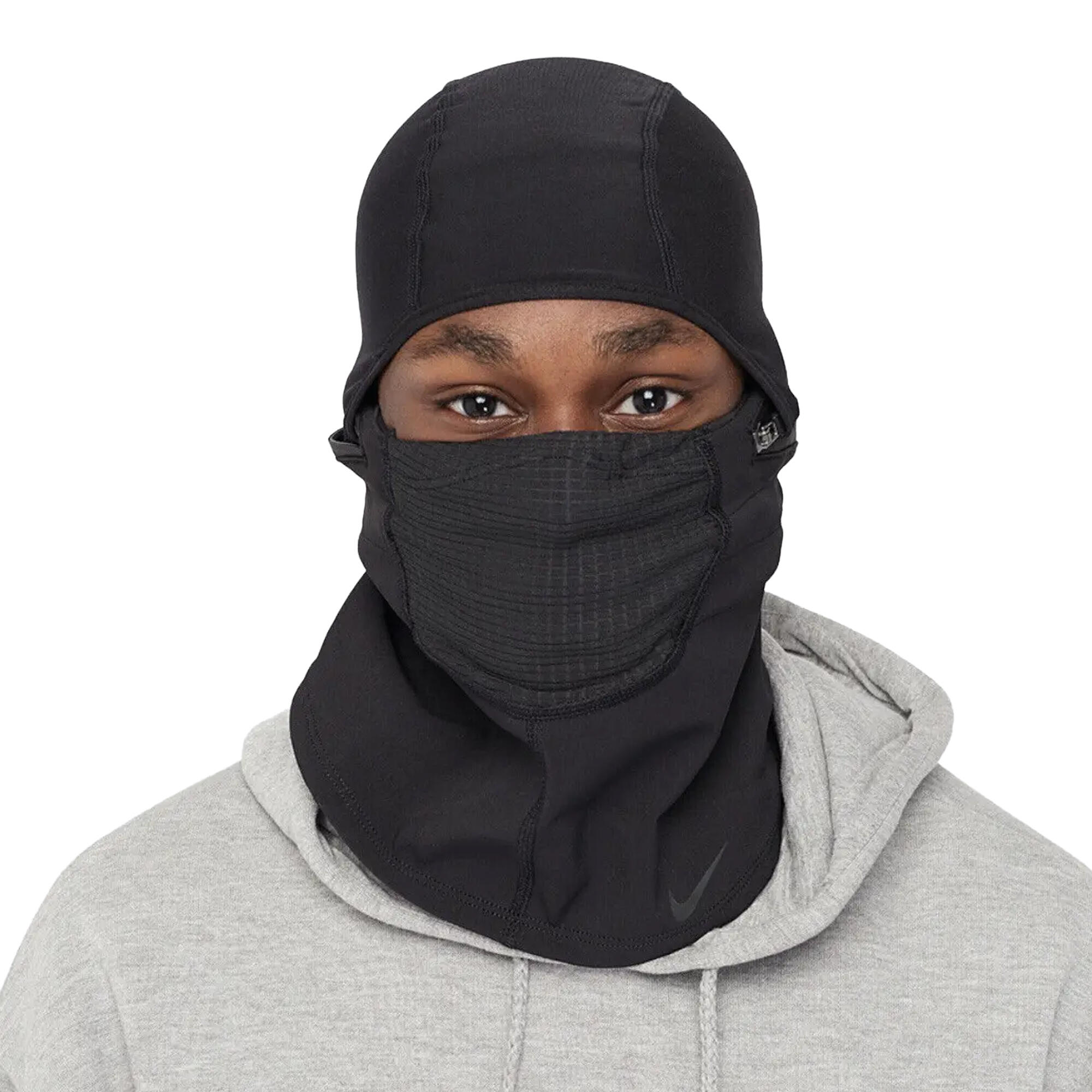 Cappello Con Cappuccio Convertibile Uomo Nike Nero Grigio 4/4