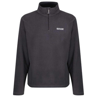 Geweldig voor buiten heren thompson half zip fleece sweater (donkergrijs)