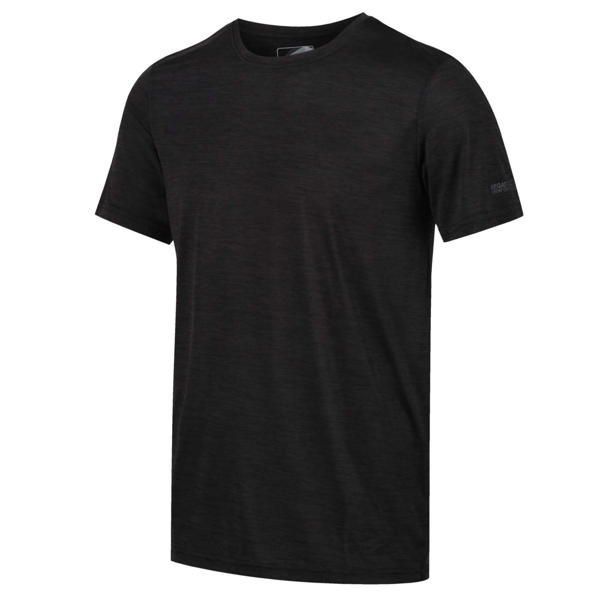 Tshirt Manches Courtes FINGAL EDITION Homme (Noir Chiné) 3/5