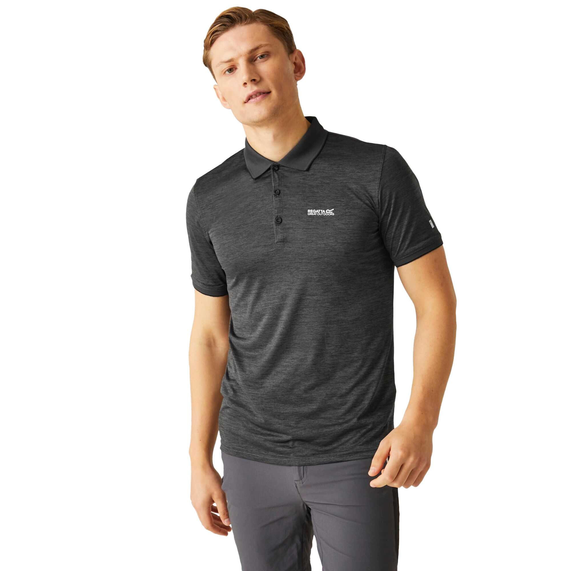 Polo REMEX Homme (Cendre) 3/4