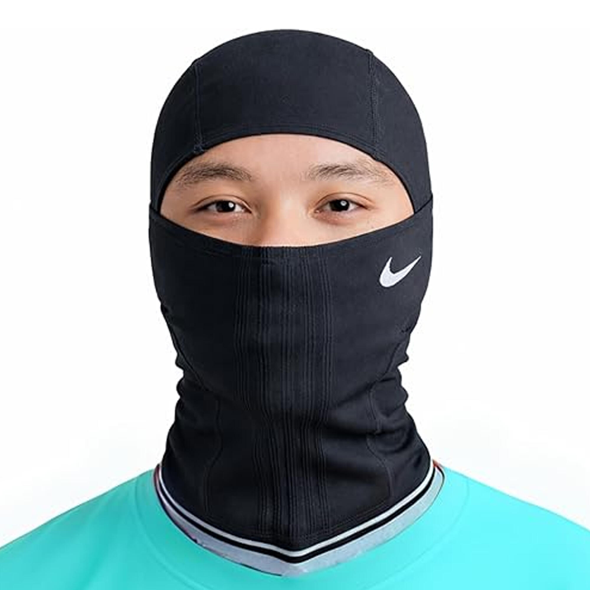 "Hyperwarm" Sturmhaube, Jerseyware Damen und Herren Schwarz 4/4