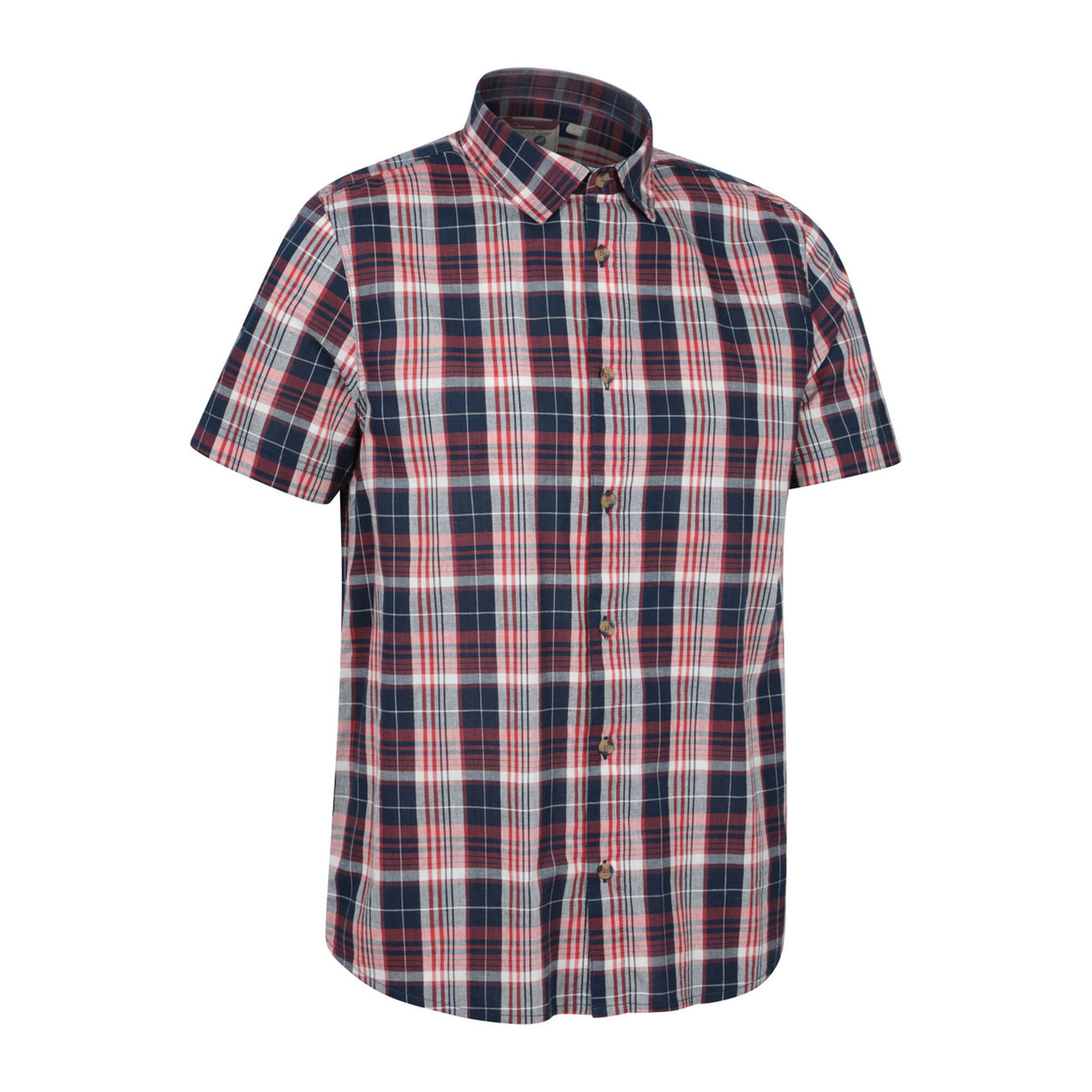 Camicia Uomo Mountain Warehouse Weekender Rosso Scuro 4/4