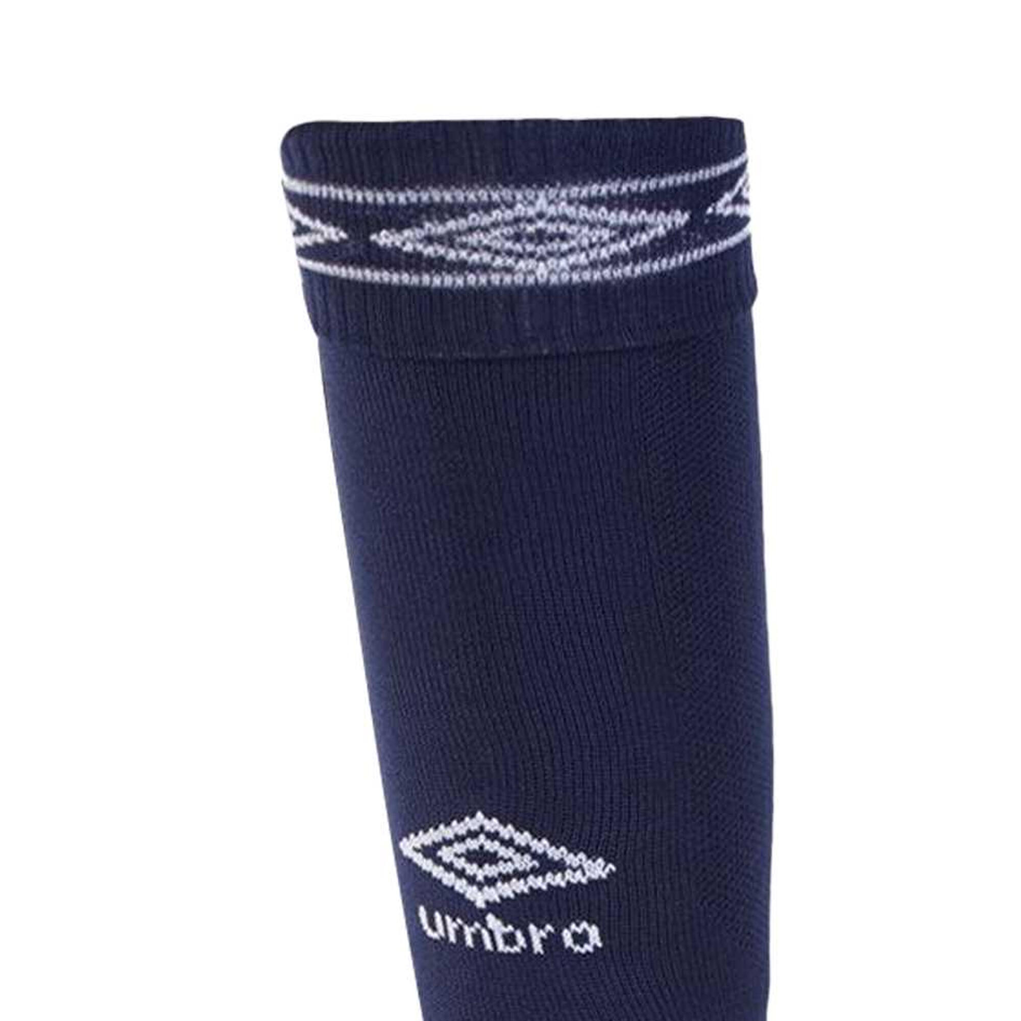 Calzini Da Calcio Bambini Umbro Diamond Blu Navy Bianco 4/4