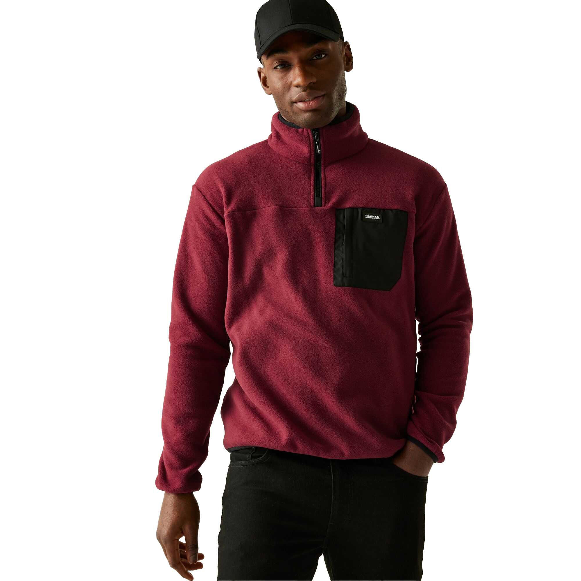 Napapijri - Morgex - Polaire à demi-fermeture éclair - Bleu marine