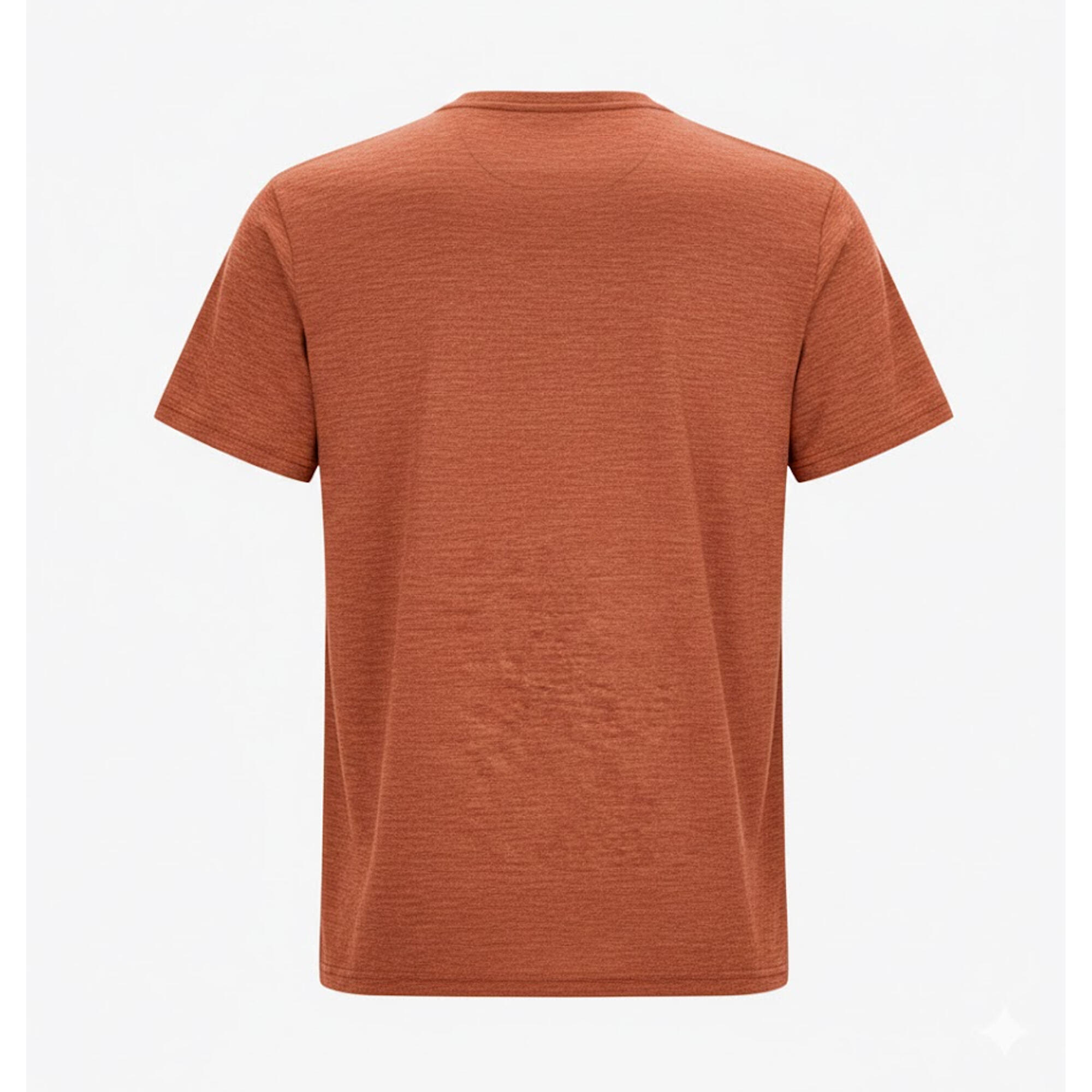 Tshirt Motif/style Chiné FINGAL EDITION Homme (Rouge Orangé) 2/4