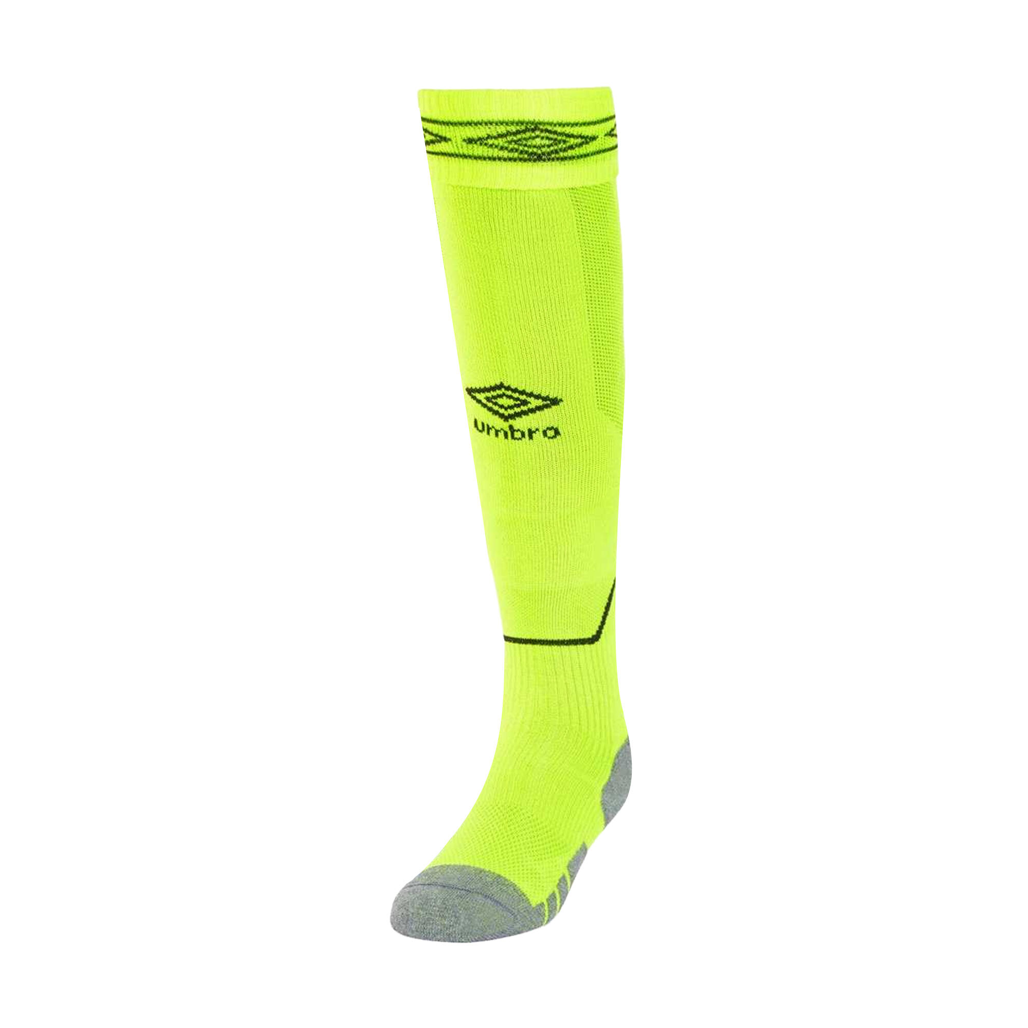 "Diamond" Fußballsocken Herren Sicherheits-Gelb/Kohlen-Schwarz 4/4