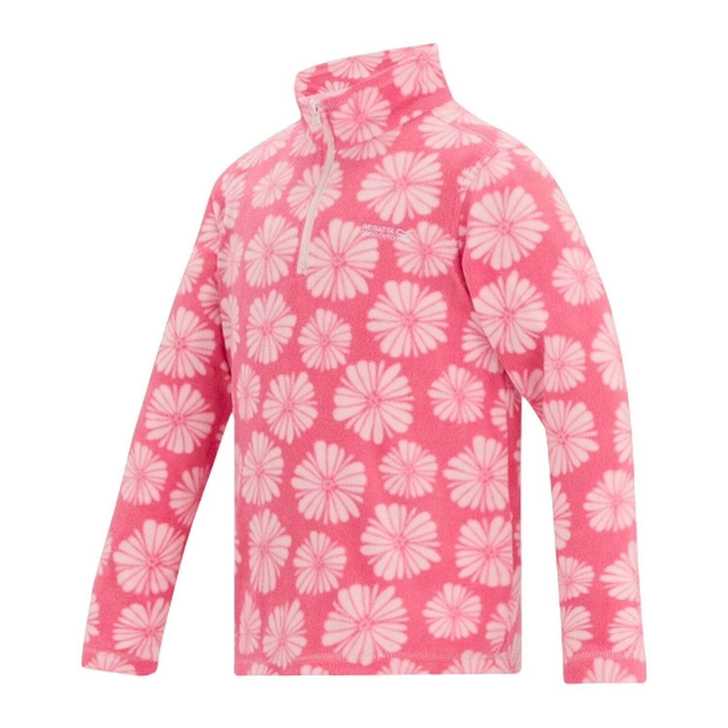 Haut Polaire Motif/style Fleur HOT SHOT Enfant (Rose Brumeux) 3/5