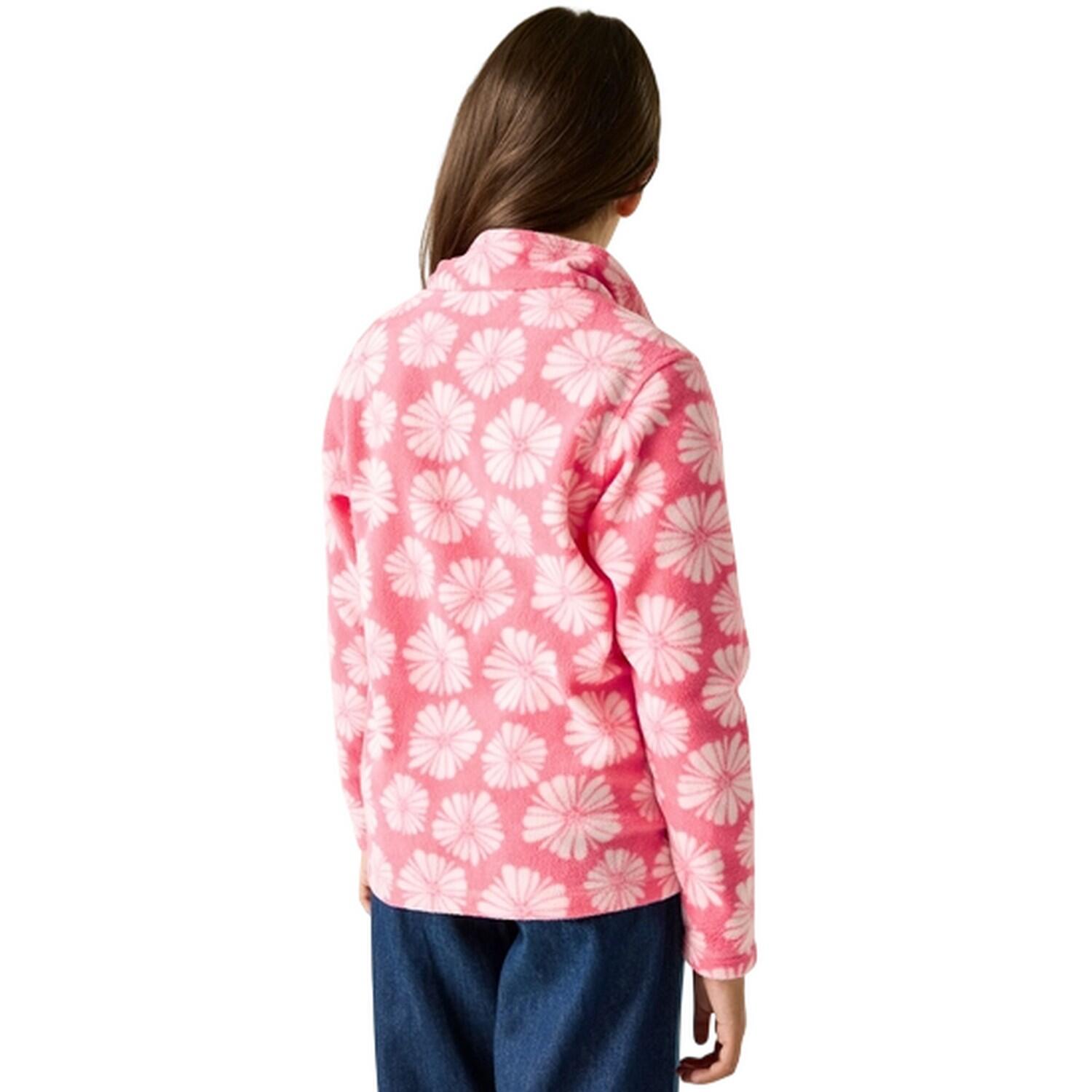Haut Polaire Motif/style Fleur HOT SHOT Enfant (Rose Brumeux) 4/5