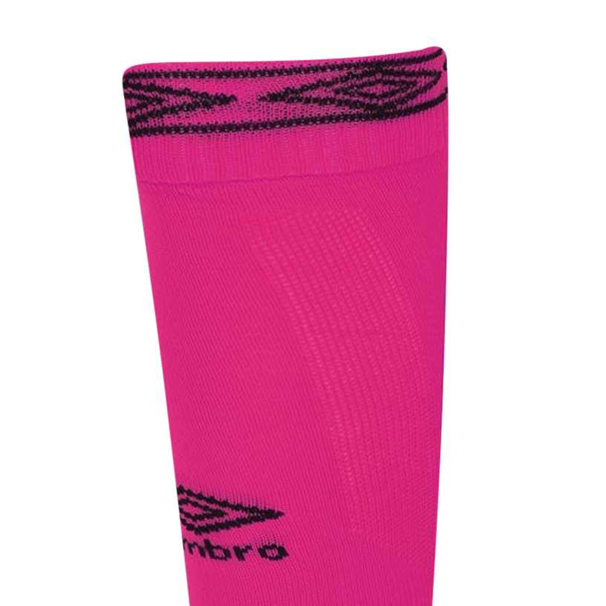Calzini Da Calcio Bambini Umbro Diamond Viola Di Barbabietola Nero 4/4