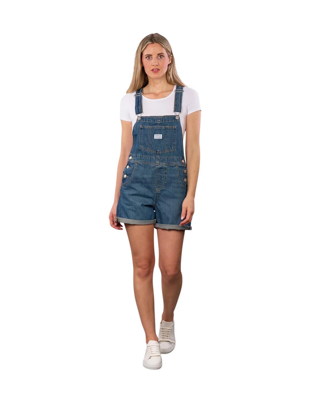 Shorts pour femme Levis Lightweight vintage bleu. 3/4