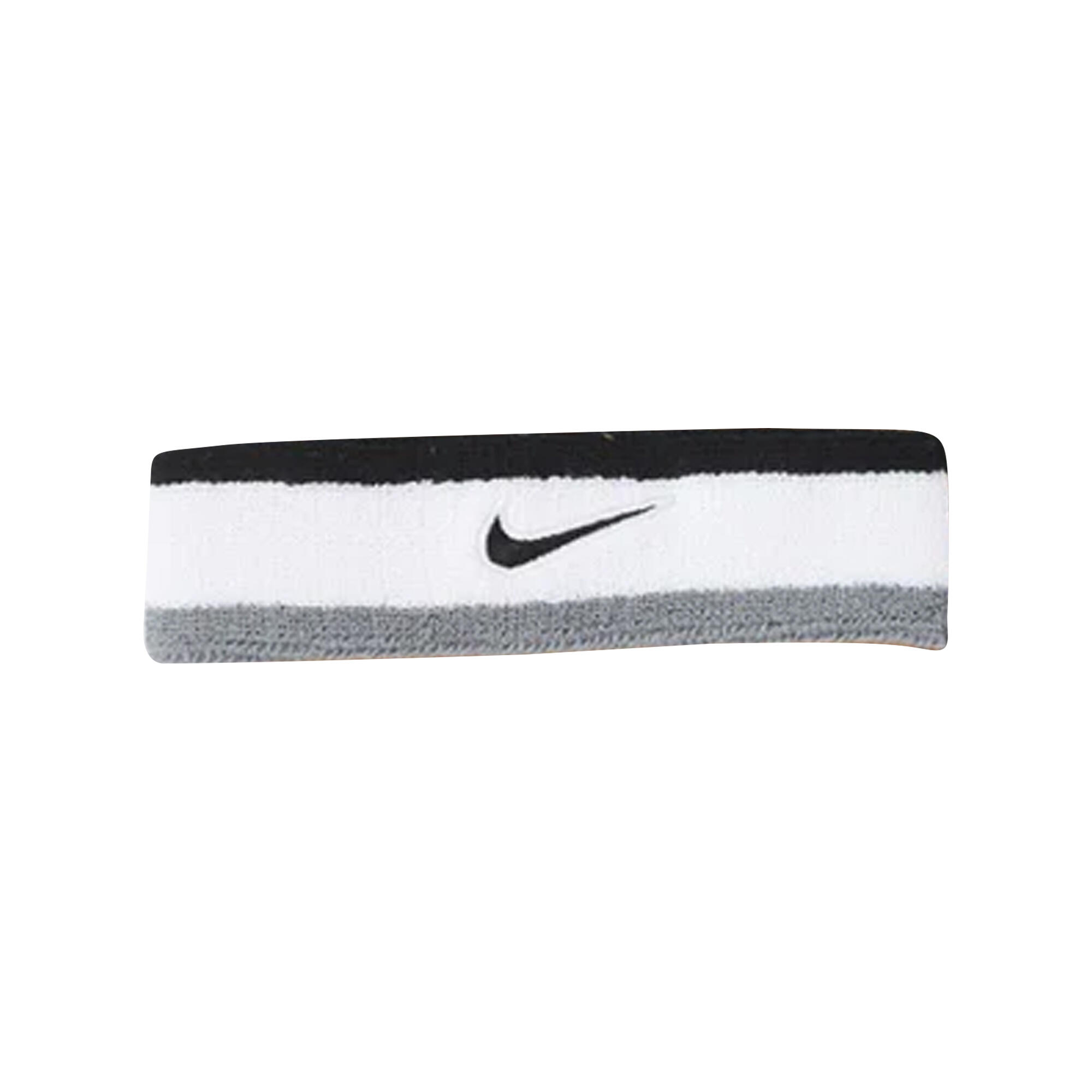"Classic" Stirnband Damen und Herren Weiß/Grau 4/4