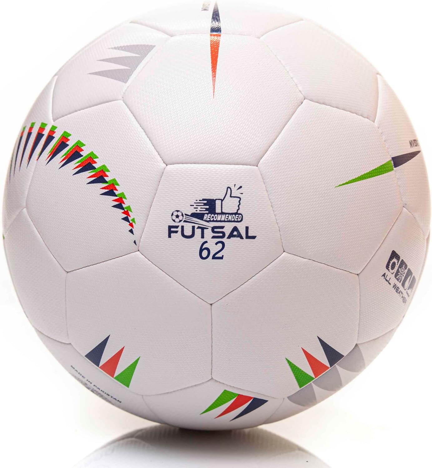Bola Futsal KASIAN KS500 Branco Costuras Invisíveis 2/7