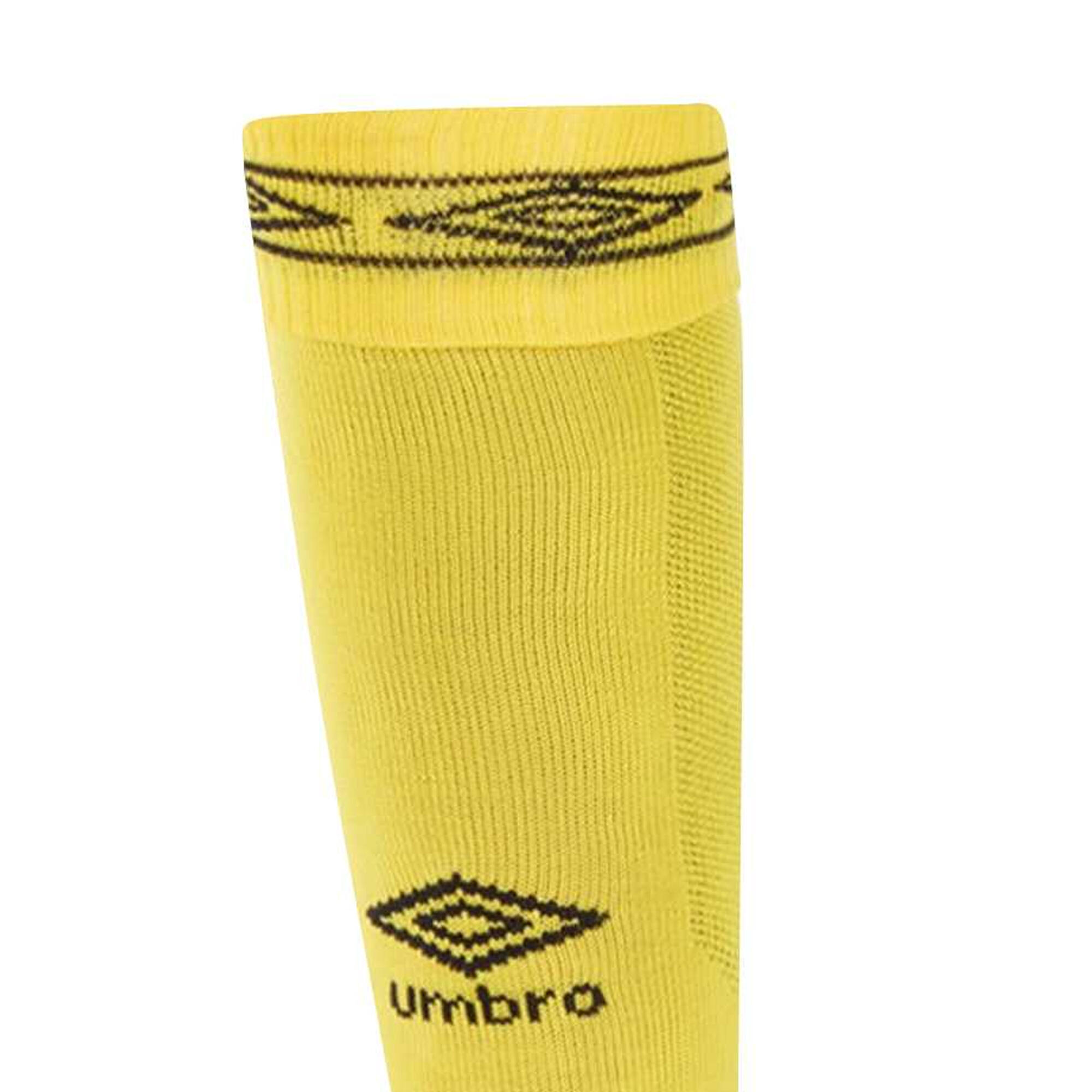 Calzini Da Calcio Bambini Umbro Diamond Giallo Nero 4/4