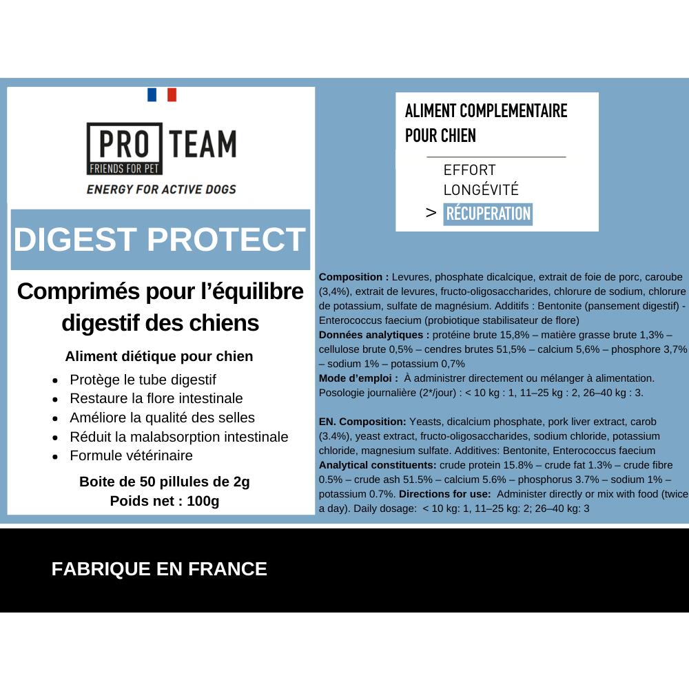 CONFORT GASTRO INTESTINAL CHIEN - PRO TEAM DIGEST PROTECT 3/3