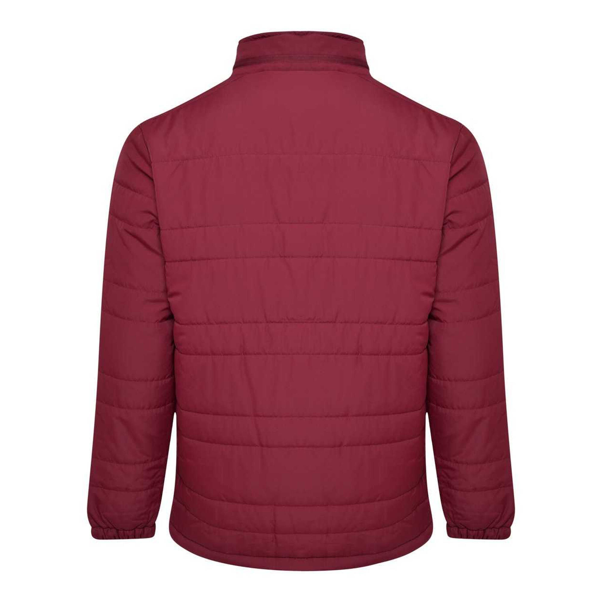 Mens Club Essential Bench Jacket (Claret) 2/4