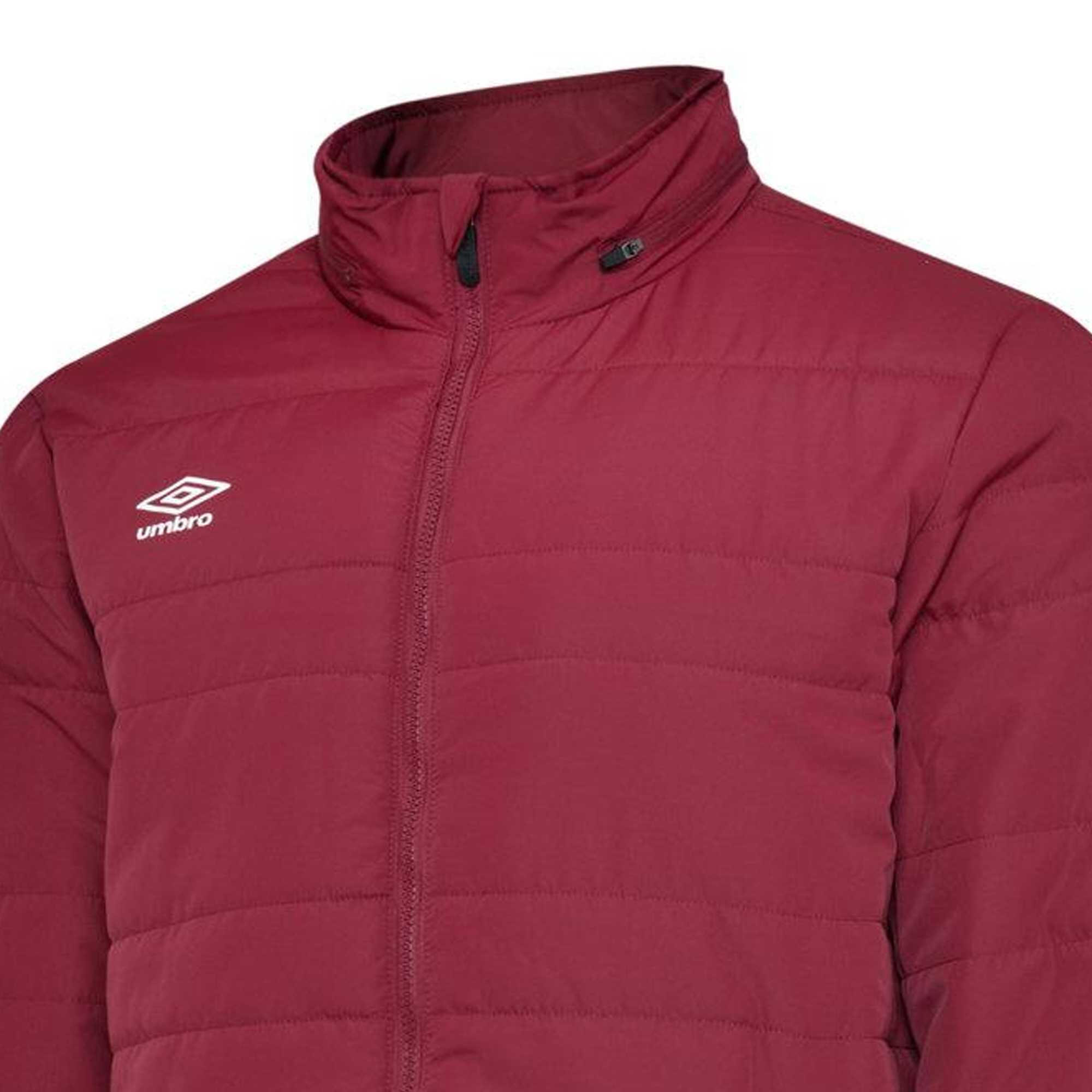 Mens Club Essential Bench Jacket (Claret) 4/4