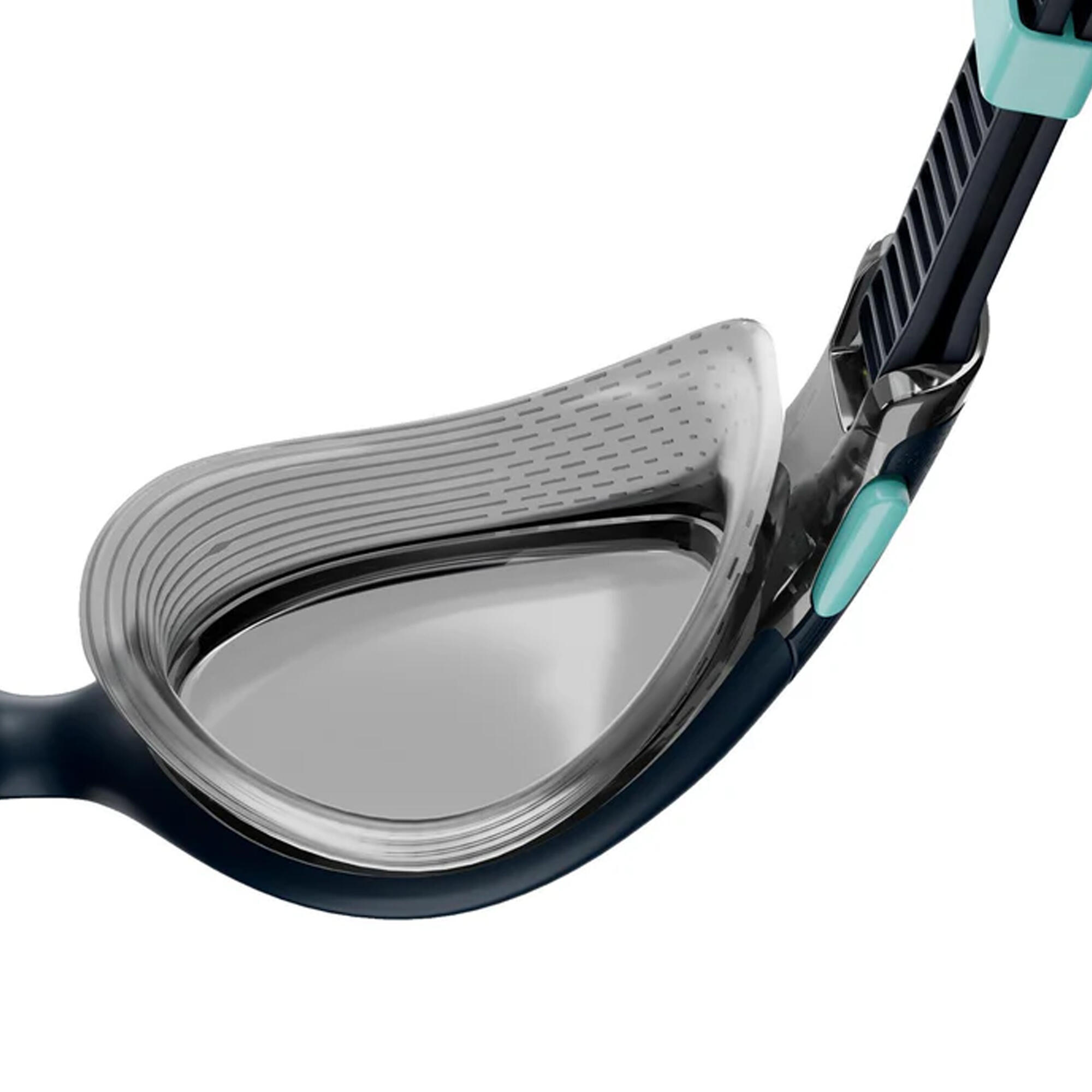 "Biofuse 2.0" Schwimmbrille 2024 für Damen Blau/Rauch-Grau 4/4