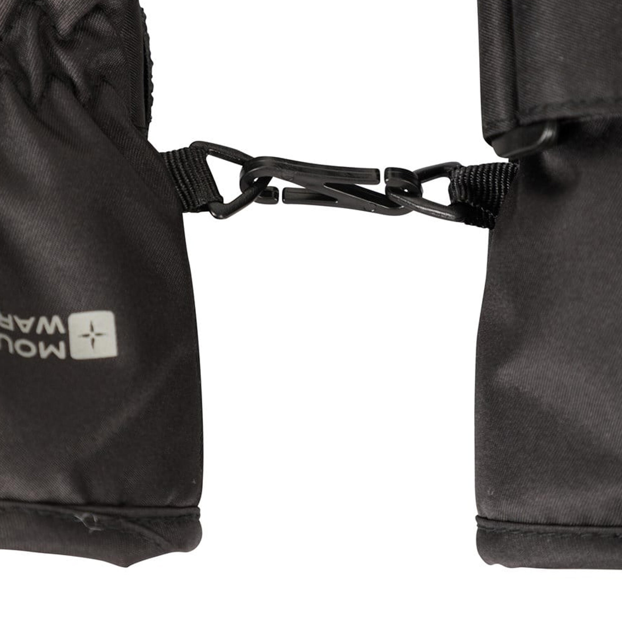 Donna Impermeabile Guanti Da Sci Mountain Warehouse Glide Nero Corvino 4/4