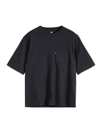 T-shirt pour homme Levis à manches courtes poche noire
