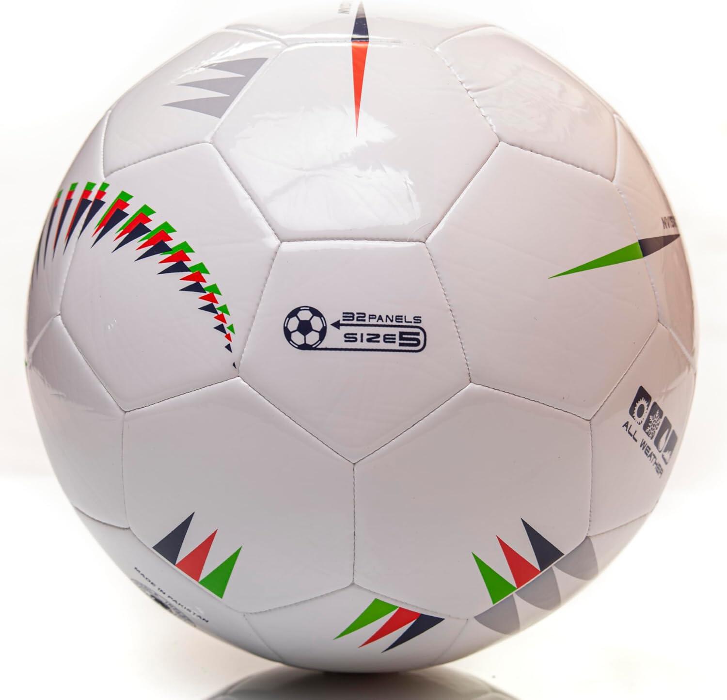 KASIAN Fußball 11 KS100 Weiß TPU Glänzend Größe 5 3/7